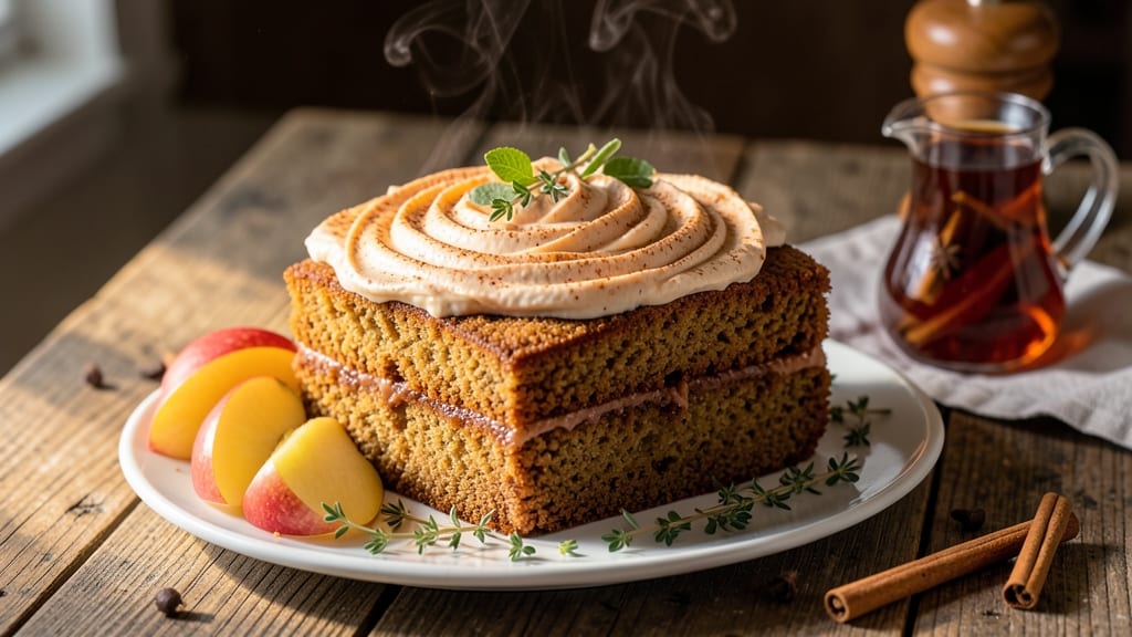 Apple Cider Spice Cake Recipe: Warm Apple Filling Between Moist Layers