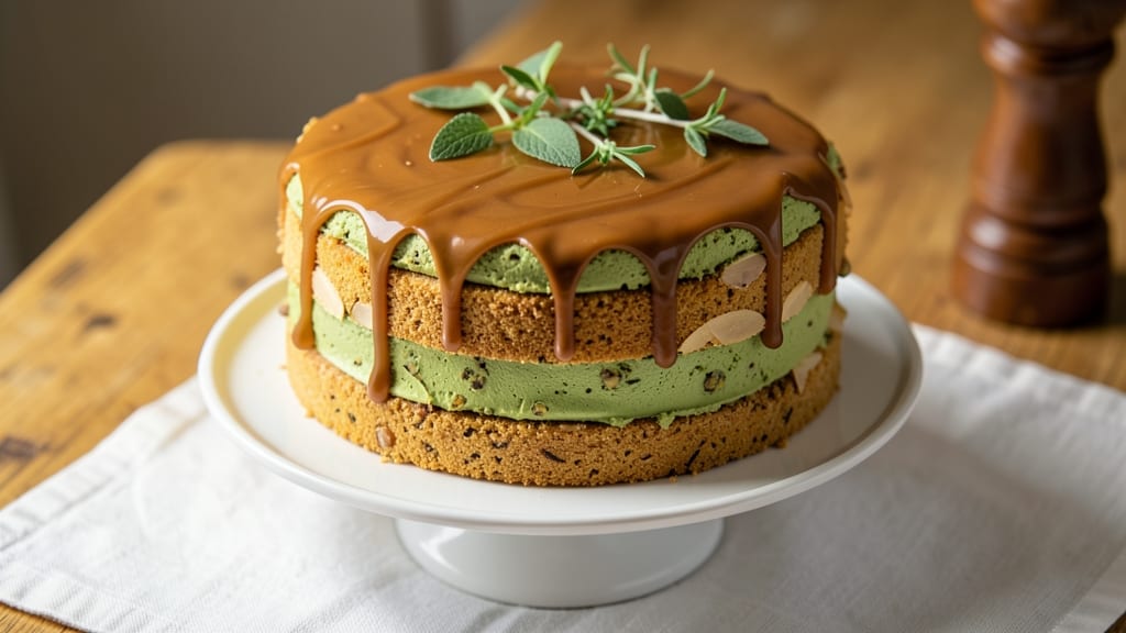 Almond Pistachio Cake Recipe: Nutty Layers and Buttery Frosting Bliss