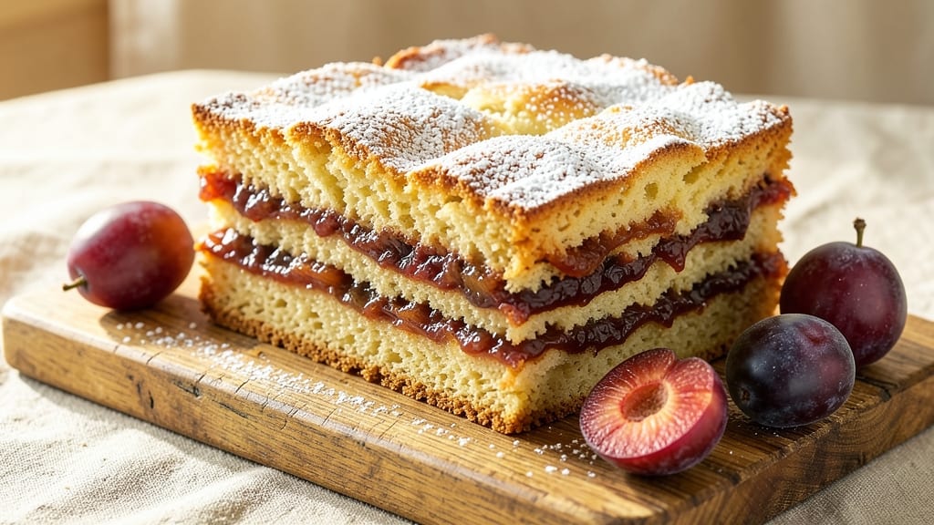 Austrian Plum Cake Recipe: Buttery Layers and Spiced Fruit Swirl