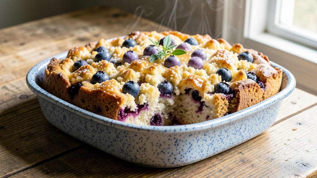 Anthony's Blueberry Coffee Cake Recipe: Buttery Swirls and Bursting Berries