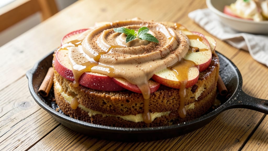 Apple Cinnamon Gooey Butter Cake Recipe: Warm Spiced Apple Layers With Buttery Frosting
