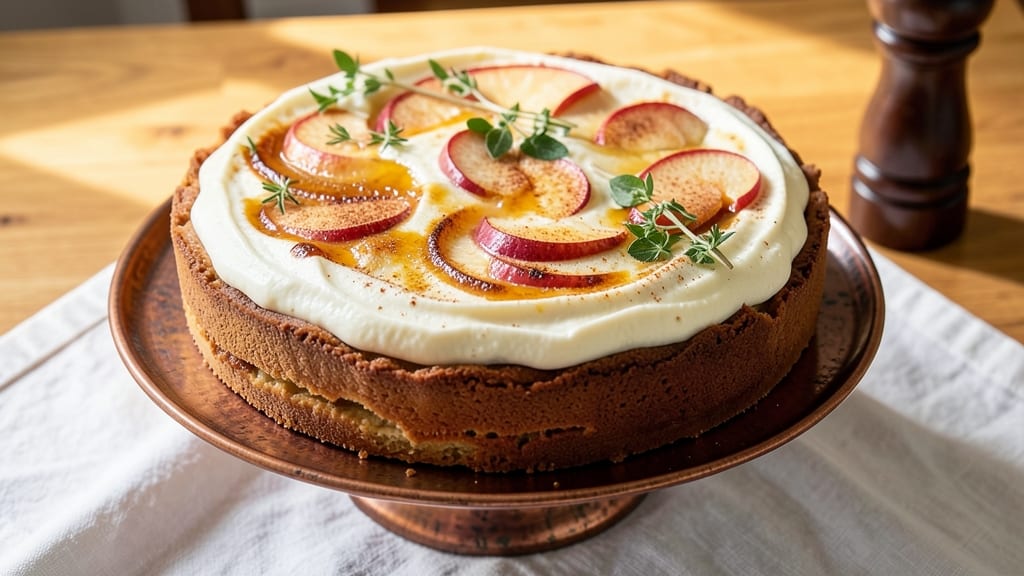 Apple Tart Cake Recipe: Warm Spiced Apple Filling in Buttery Layers