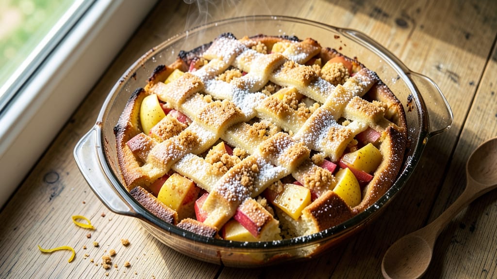 Apple Pear Coffee Cake Recipe: Buttery Layers with Spiced Fruit Swirl