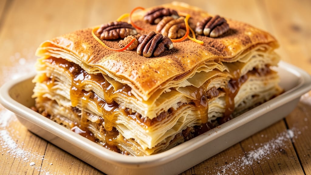 Armenian Honey Cake Recipe: Warm Spiced Nuts and Golden Crust Magic