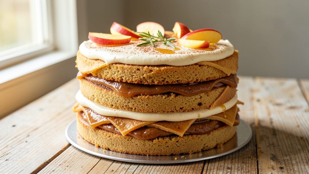 Applesauce Layer Cake Recipe: Warm Spice Swirls and Buttery Crust Harmony