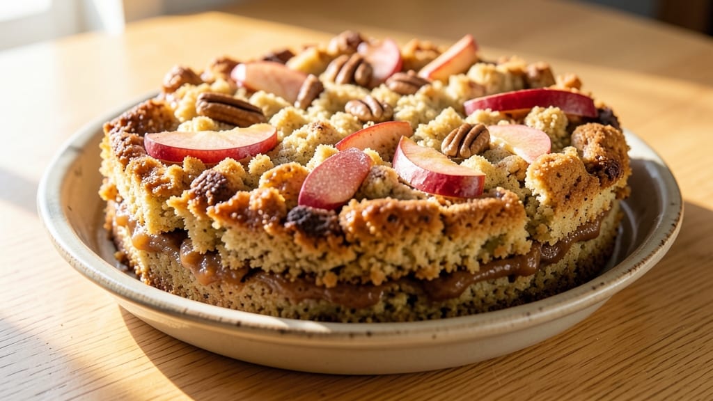 Apple Butter Crumb Cake Recipe: Warm Spiced Streusel Hugs Moist Apple Butter Layers