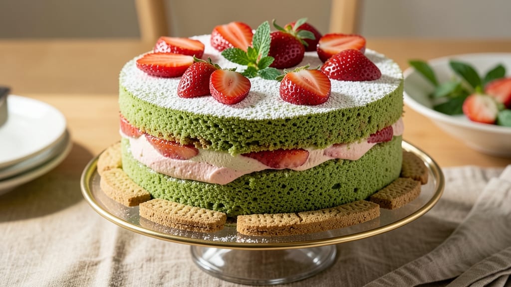 Asian Strawberry Cake Recipe: Vibrant Layers With Tangy Mango Drizzle