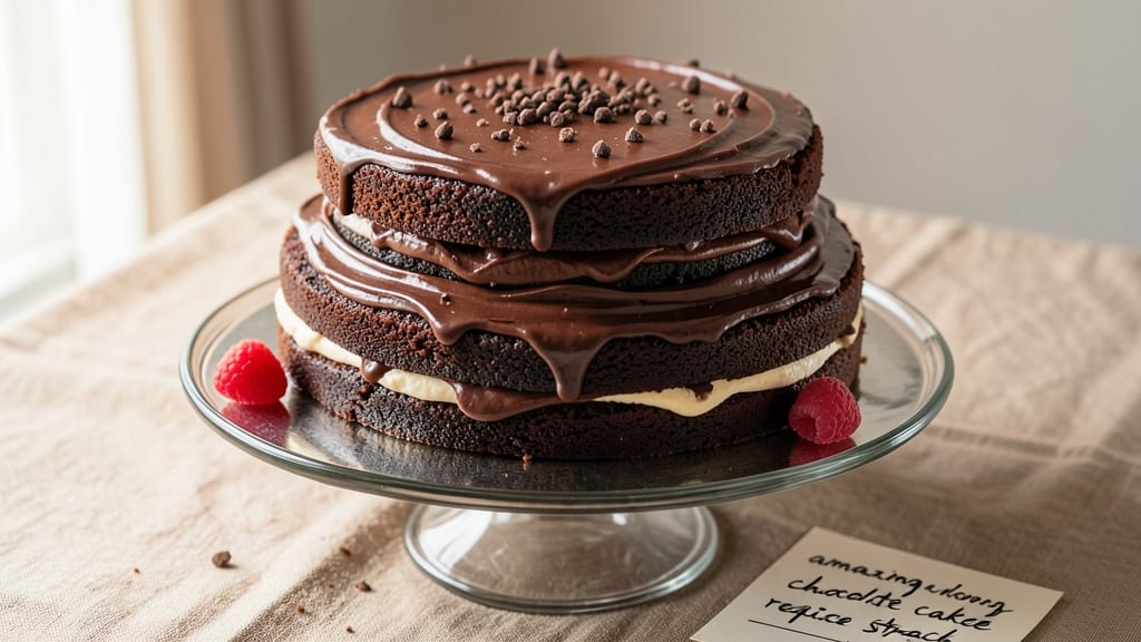 Amazing Chocolate Cake Recipe From Scratch: Rich Moist Layers With Fudgy Depth