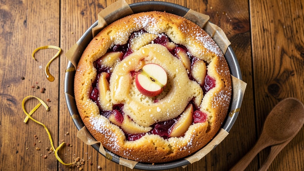 Apple Cake Recipe Using Canned Apple Pie Filling: Spiced Streusel Hugs Moist Layers