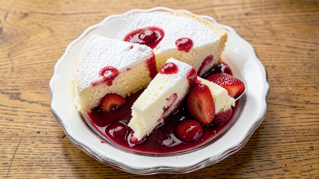 Angel Food Cake With Strawberry Pie Filling Recipe: Light-as-Air Layers and Bursting Berries