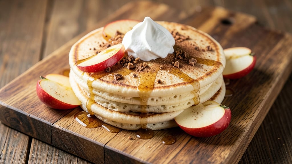 Apple Pancakes Recipe With Pancake Mix: Spiced Apple Filling in Fluffy Layers