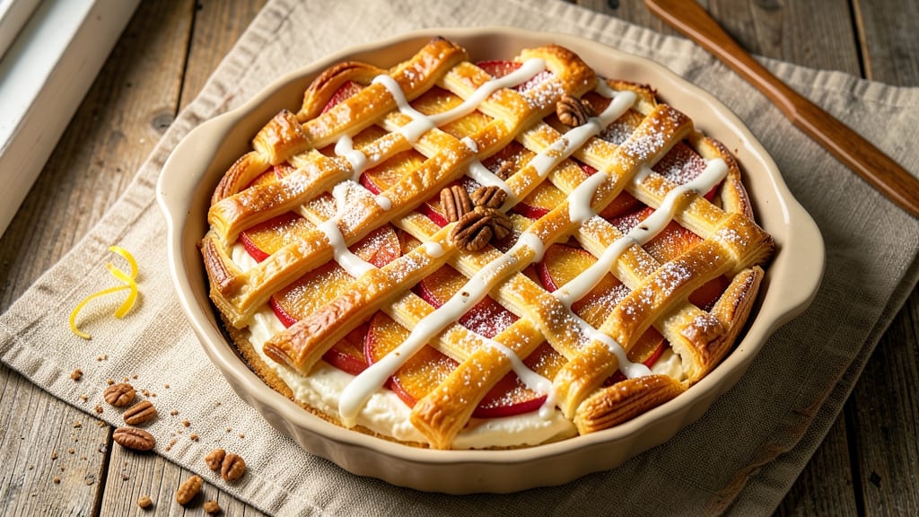Apple Cheesecake Puff Pastry Recipe: Buttery Layers With Caramelized Apple Streaks