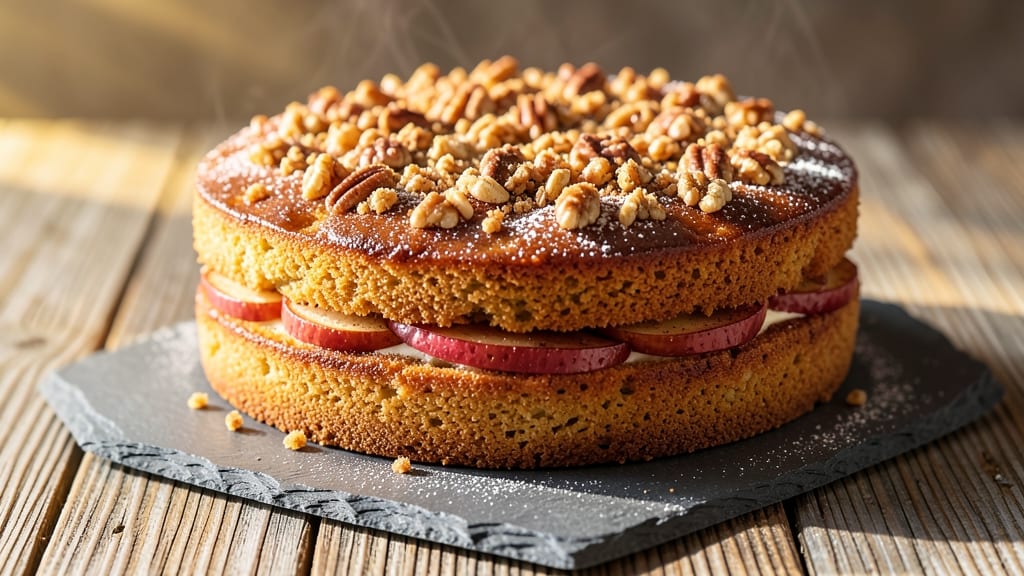 Apple Walnut Pound Cake Recipe: Nutty Crunch Meets Spiced Apple Swirls