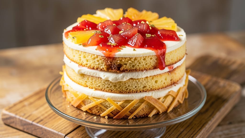 Asian Pineapple Cake Recipe: Tropical Layers With Buttery Crust Magic