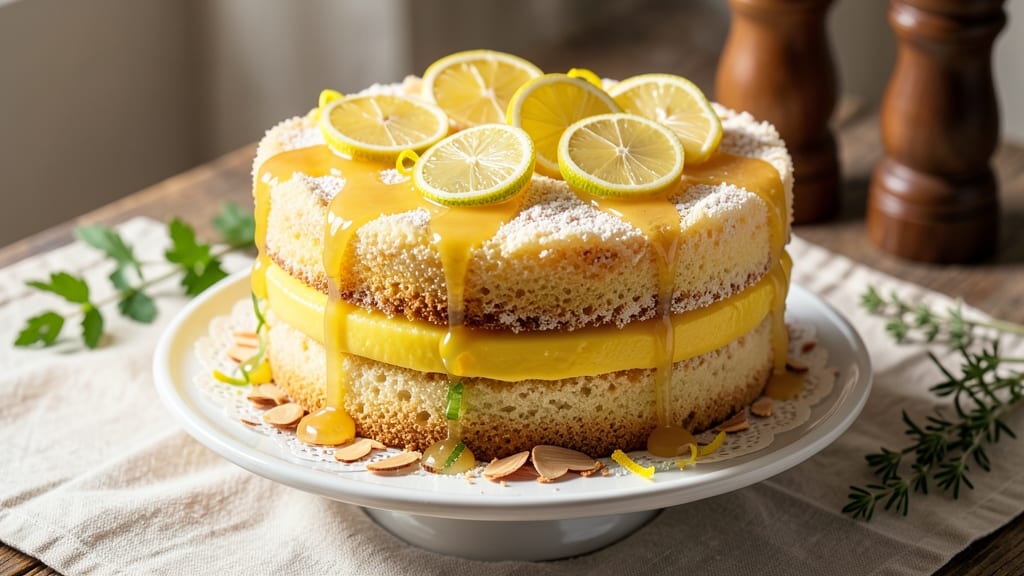 Amalfi Coast Lemon Cake Recipe: Zesty Citrus Layers With Almond Flour Crust