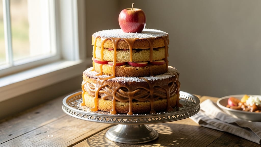 Apple Butter Stack Cake Recipe: Warm Spiced Layers with Buttery Streusel Crown