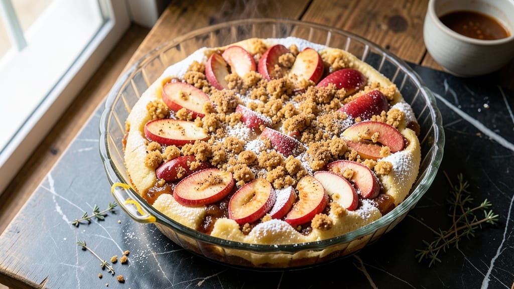 Apple Kuchen Recipe With Yellow Cake Mix: Spiced Apple Streusel Over Moist Cake