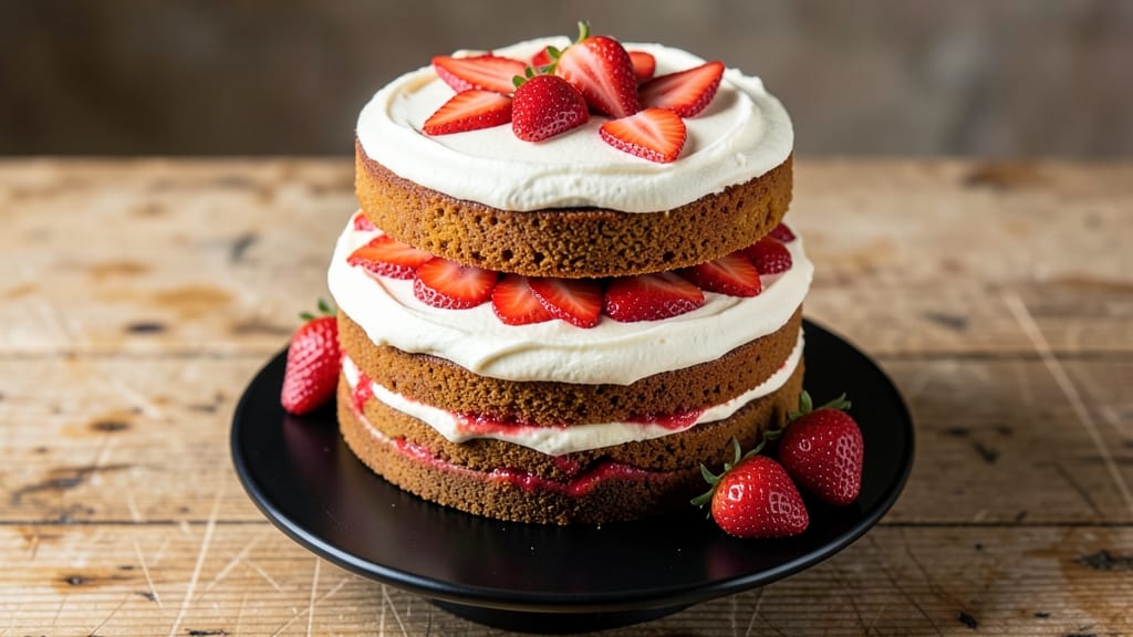 Ashley Mac's Strawberry Cake Recipe: Vanilla-Infused Layers with Bursting Berries