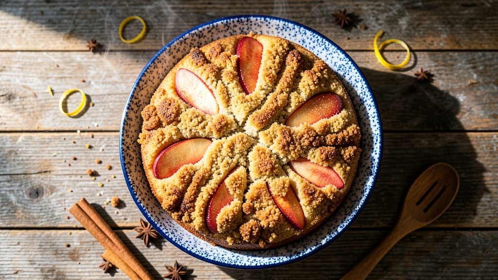 Martha Stewart's Apple Crumb Cake Recipe: Spiced Apple Filling With Buttery Crust Magic