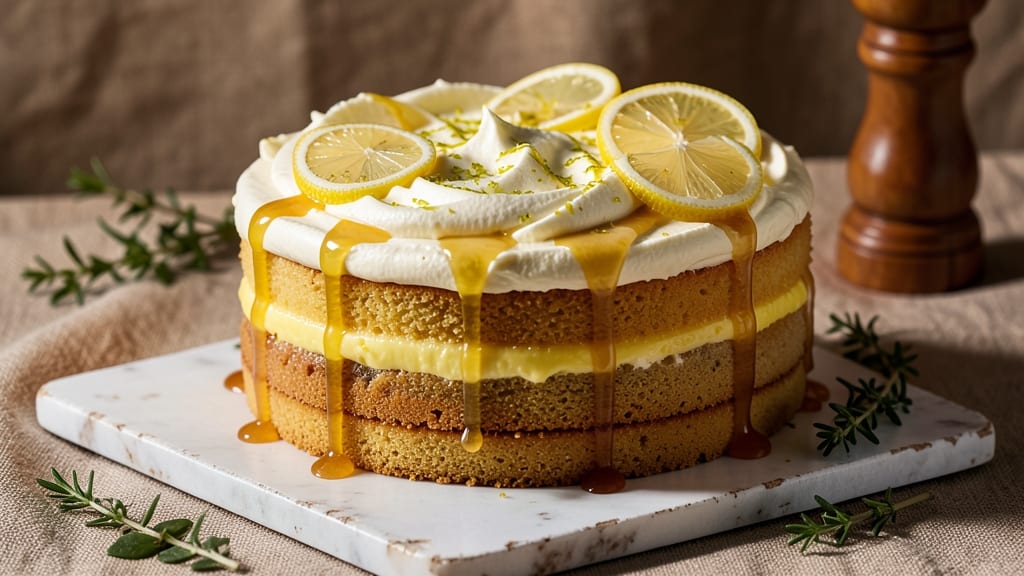 Anna Olson's Lemon Cake Recipe: Zesty Layers with Buttery Crumb Topping