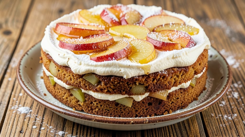 Apple Hill Placerville CA Apple Cake Recipe: Warm Spiced Apples in Buttery Layers