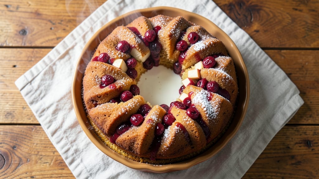 Apple Cranberry Bundt Cake Recipe: Spiced Fruit Swirl With Buttery Crust