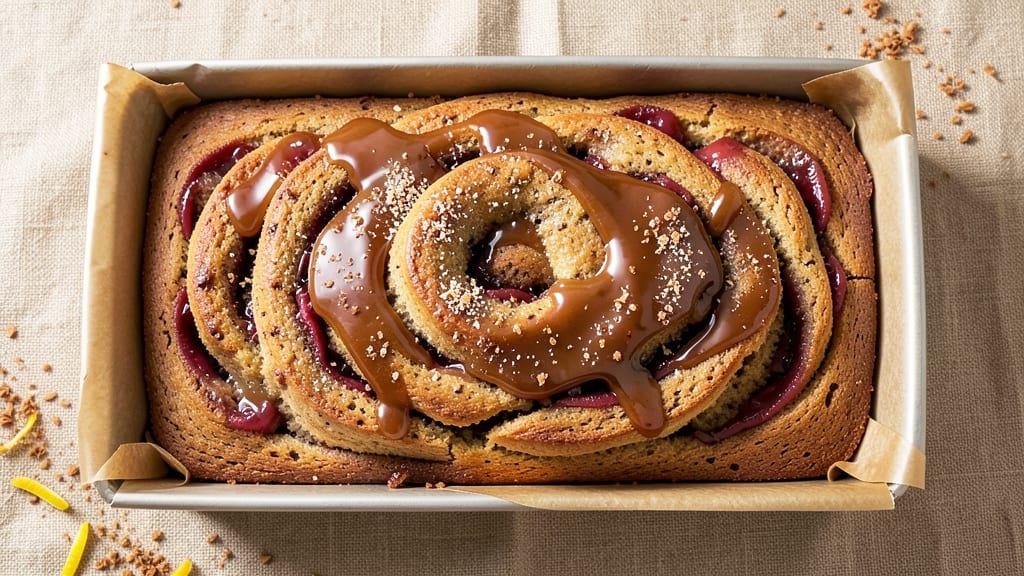 Apple Cider Doughnut Loaf Cake Recipe: Spiced Apple Streusel Over Moist Vanilla Layers