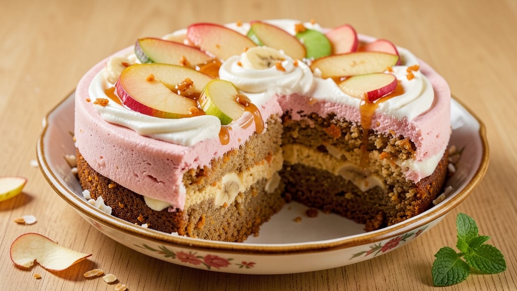 Apple Banana Carrot Cake Recipe: Spiced Fruit Swirl With Moist Layers