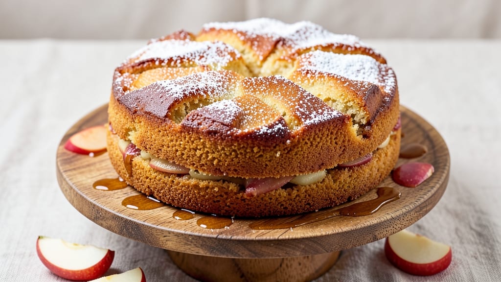Annabel Langbein's Apple Cake Recipe: Spiced Moist Layers With Buttery Streusel Crown