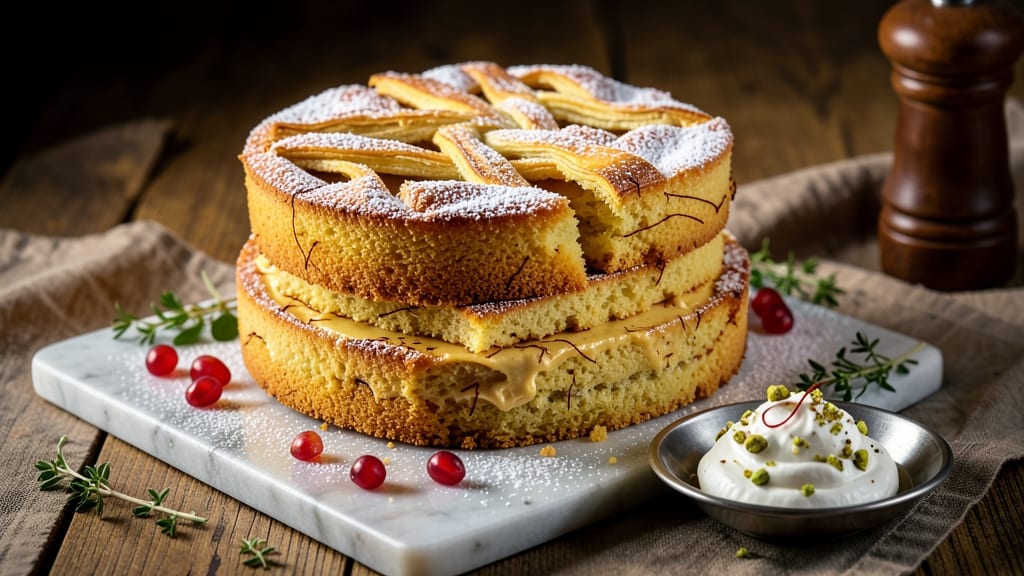 Arabic Saffron Cake Recipe: Fragrant Spice-Infused Layers With Golden Crust