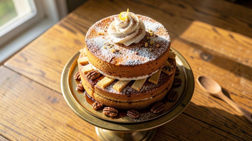 Anne Of Cleves Cake Recipe: Spiced Rum-Infused Layers with Buttery Crust