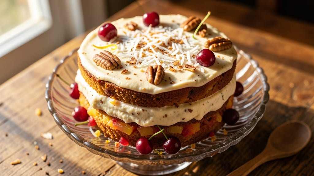 Amish Hummingbird Cake Recipe: Pineapple-Pecan Swirl With Buttery Crust
