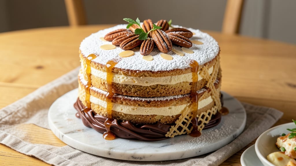 Almond Sour Cream Cake Recipe: Nutty Moistness With Buttery Crust Magic