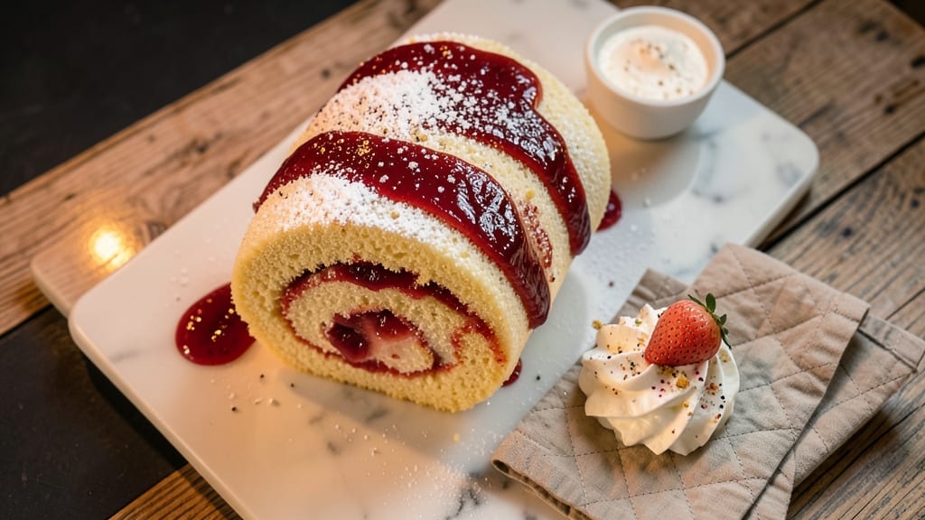 Angel Food Cake Jelly Roll Recipe: Light-as-Air Swirls With No Messy Filling