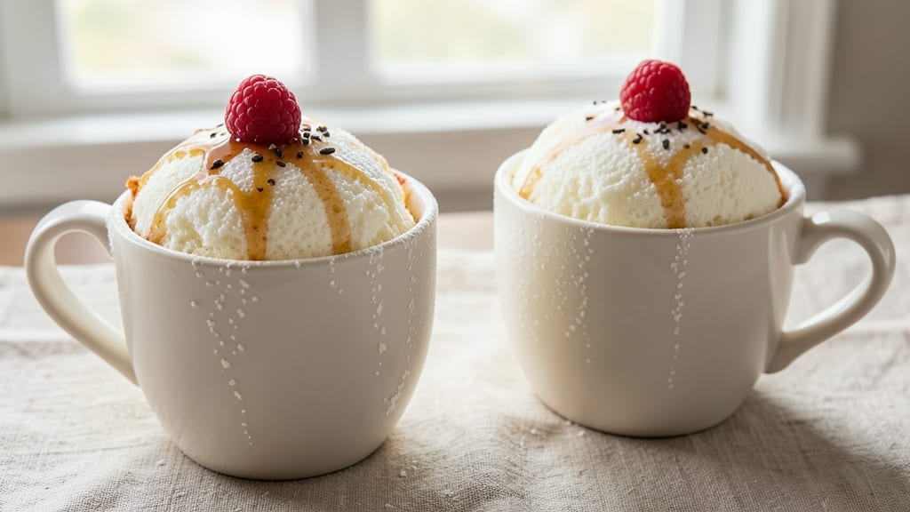 Angel Food Cake in a Cup Microwave Recipe: Light-as-Air Dessert in 5 Minutes