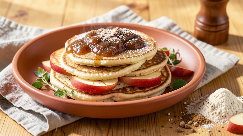 Apple Pancake Mix Recipe: Spiced Apple Streusel Topping in Every Bite