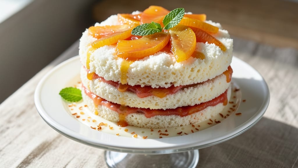 Angel Food Cake Recipe with Pineapple and Vanilla Pudding: Light-as-Air Layers With Tropical Twist