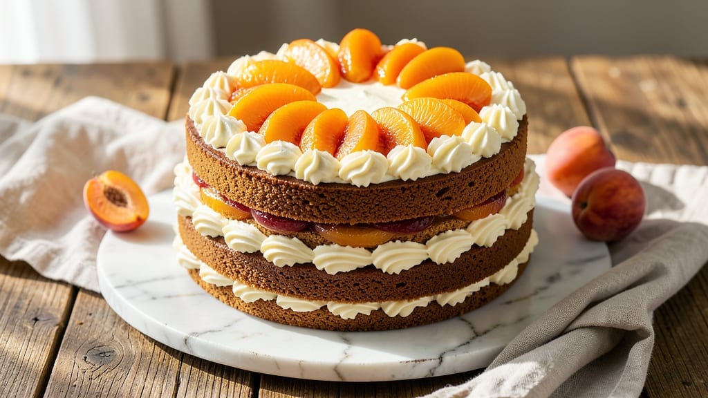Apricot Cream Cheese Cake Recipe: Buttery Layers with Tangy-Sweet Fruit Swirl