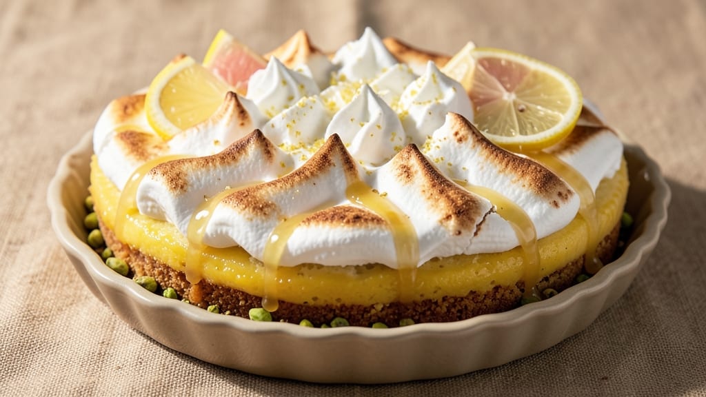 Amalfi Lemon Meringue Cheesecake Recipe: Citrus-Kissed Crunch Over Silky Tart Layers