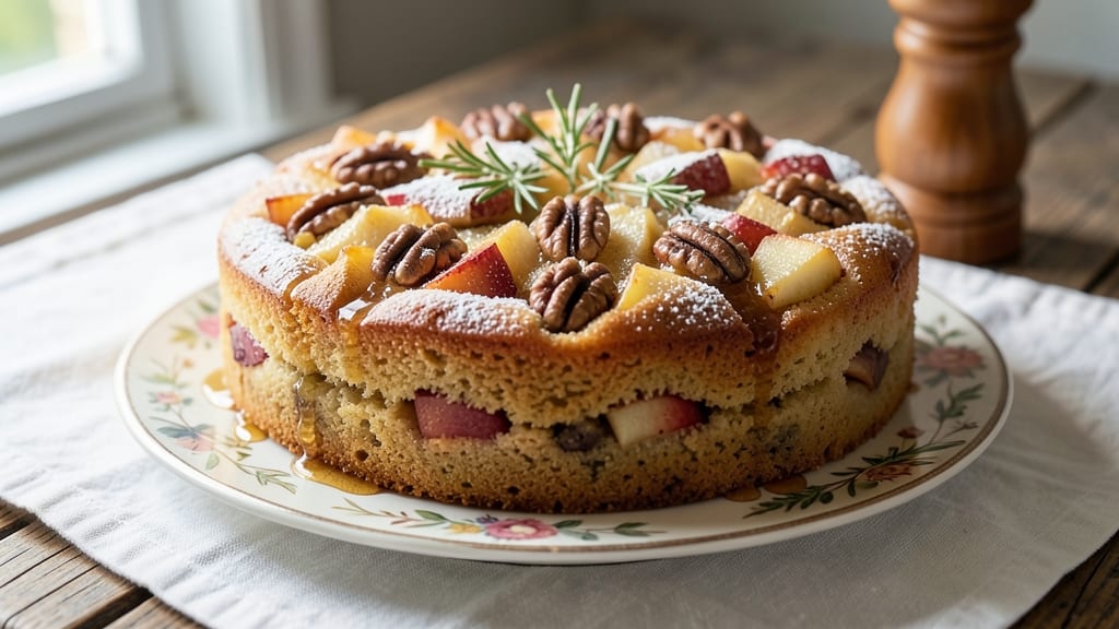 Apple Walnut Spice Cake Recipe: Warm Cinnamon Notes with Crunchy Nut Topping