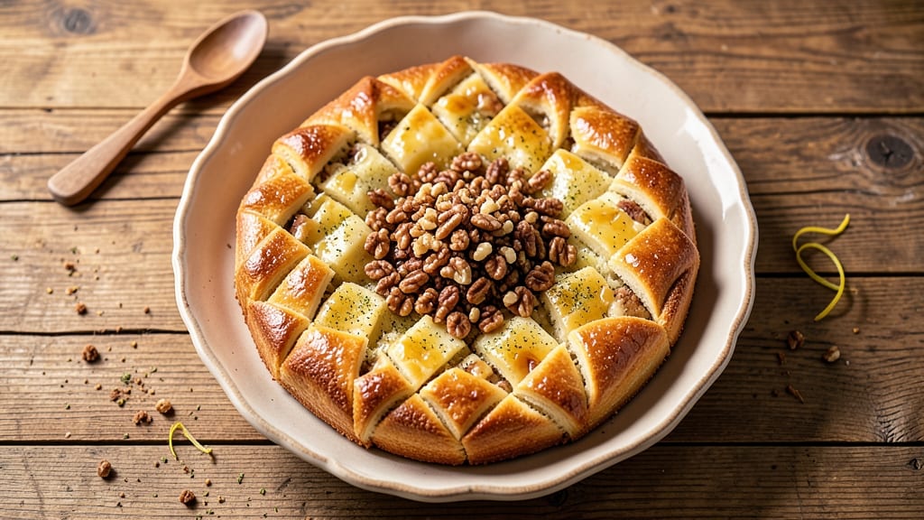 Armenian Gata Cake Recipe: Layered Cardamom and Walnut Delight