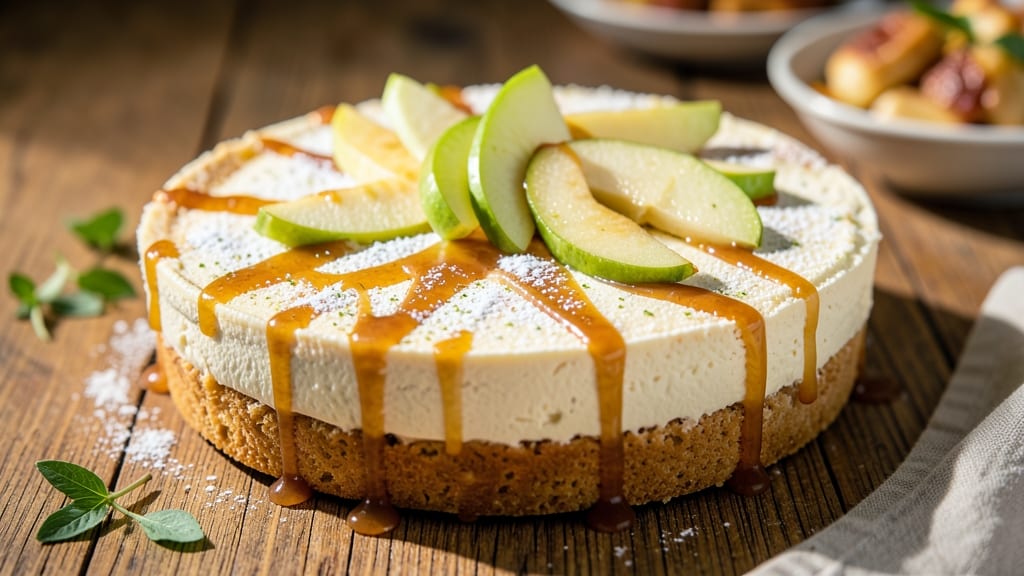 Applebee's Apple Chimi Cheesecake Recipe: Crispy Tortilla Crown Over Spiced Apple Rivers