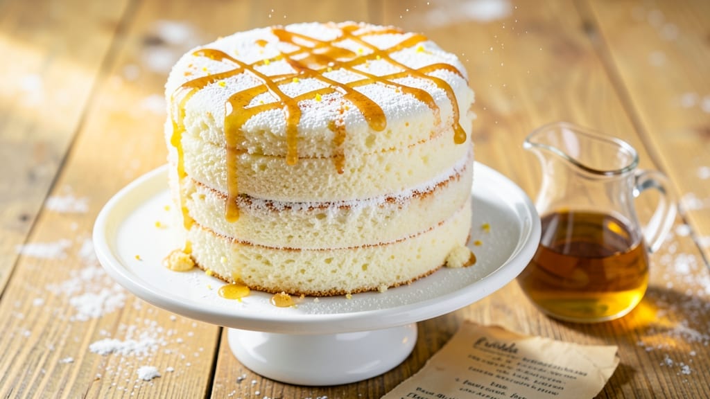 Amish Angel Food Cake Recipe: Light-as-Air Vanilla Cloud With No Eggs