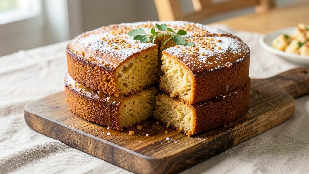 Aunt May's Wheat Cake Recipe: Buttery Layers with Spiced Vanilla Filling
