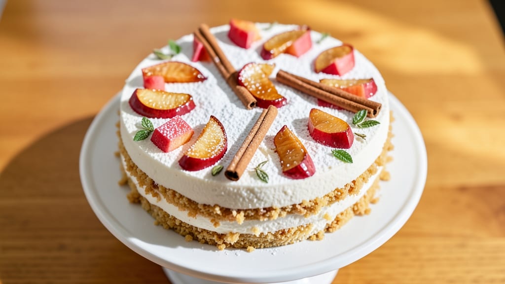 Apple Cinnamon White Cake Recipe: Warm Spiced Apple Layers With Vanilla Frosting