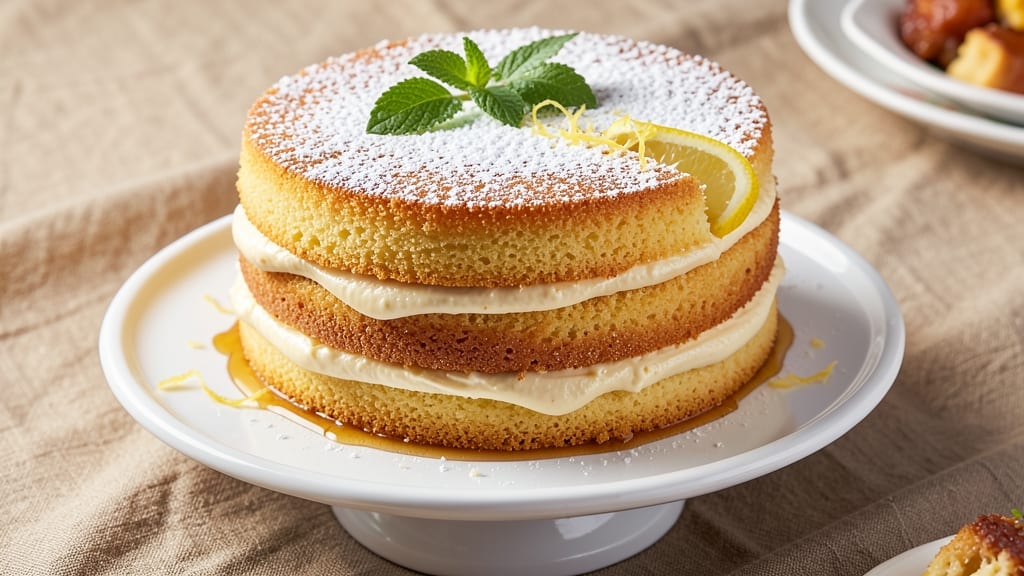American Sponge Cake Recipe: Light as Air With Vanilla Infusion