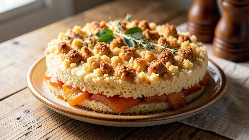 Apricot Crumble Cake Recipe: Warm Spiced Fruit and Buttery Crisp Top