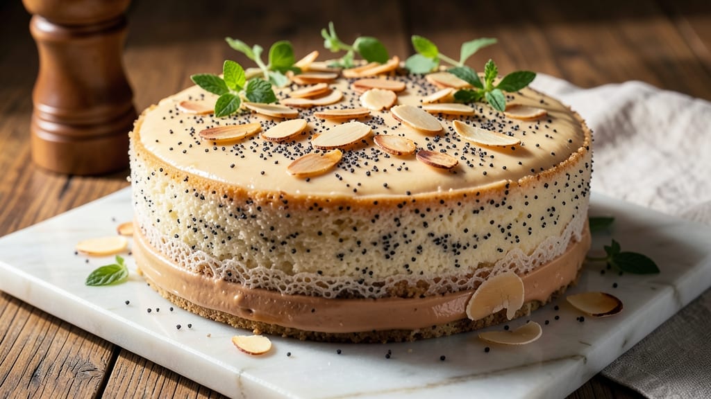 Almond Poppyseed Cake Recipe: Nutty-Sweet Crunch With Vanilla Infusion