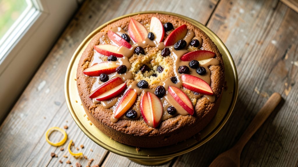 Apple Cinnamon Raisin Cake Recipe: Spiced Streusel Crown Over Ultra-Moist Layers